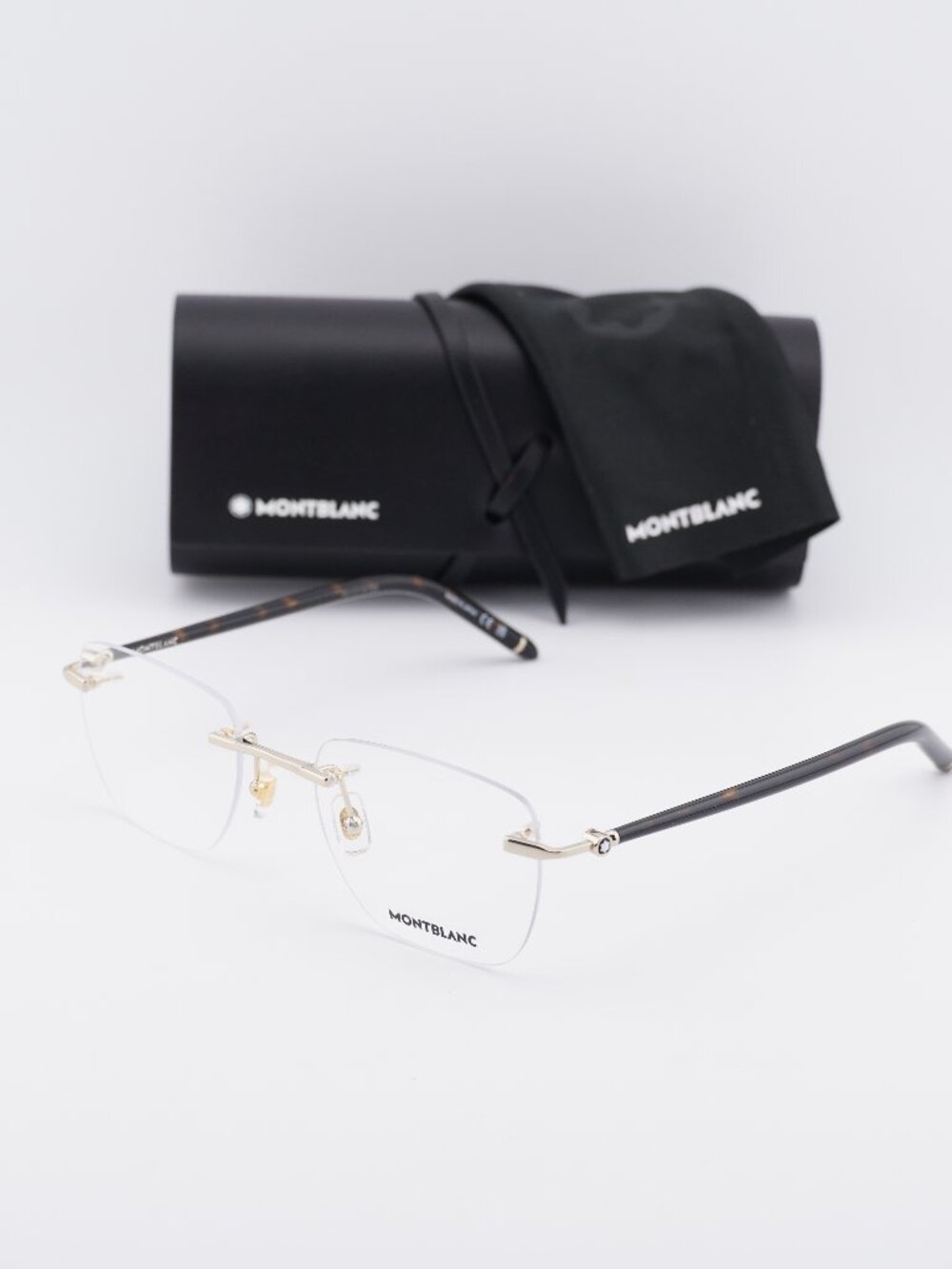 Montblanc MB0274O 004 Square Eyeglasses – Gold 53mm